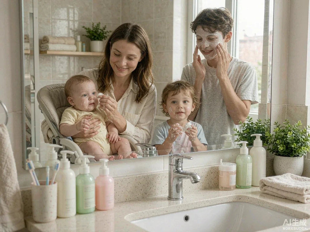 Daily age-segmented skincare for babies (0-3), children (3-12) and teens