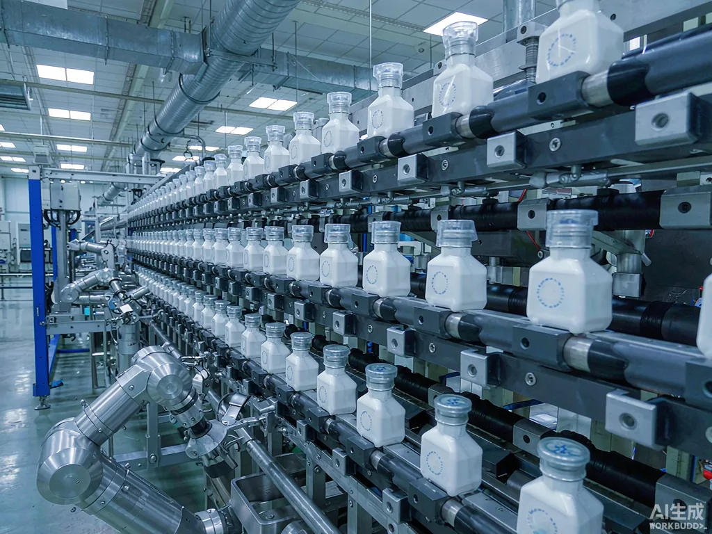 Automated filling line for baby and child skincare products